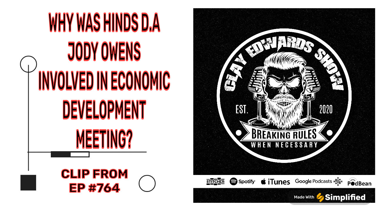 WHY WAS HINDS D.A JODY OWENS INVOLVED IN ECONOMIC DEVELOPMENT MEETINGS?