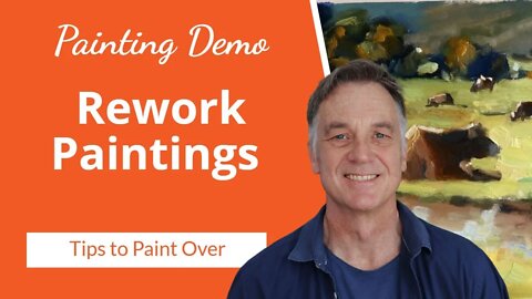 Have you tried PAINTING OVER Old Paintings?