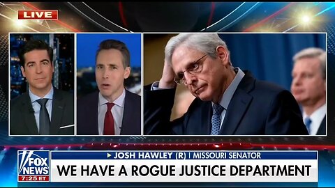 Sen Hawley: White House Is Using DOJ To Go After Americans They Disagree With