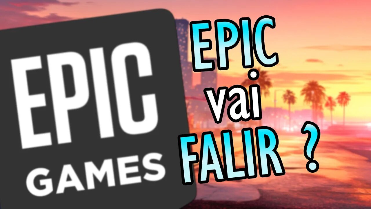 A EPIC GAMES STORE não é LUCRATIVA!