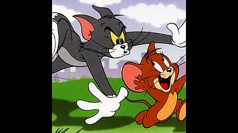 TOM_&_JERRY.... Cat fly to chase Jerry and his friend