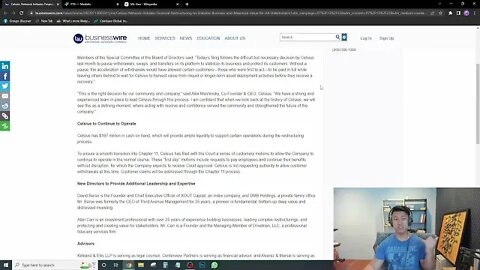 Celsius enters Chapter 11 bankruptcy + How to survive the crypto winter