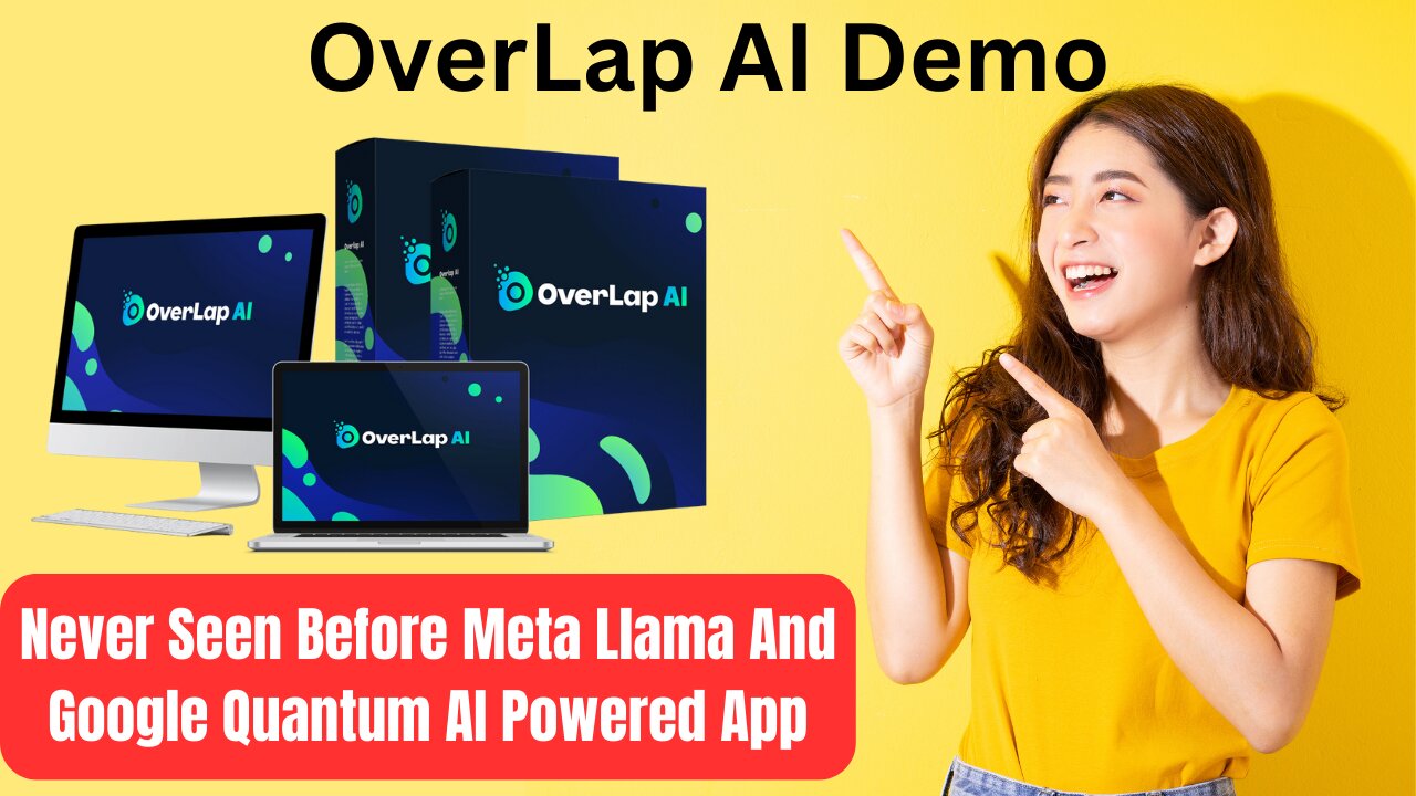 OverLap AI Demo - Never Seen Before Meta Llama And Google Quantum AI Powered App