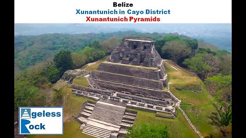 White Ghost in Xunantunich Pyramid in Belize