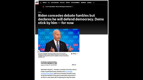 Biden says 'I don’t debate as well as I used to'