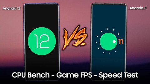 ANDROID 12 OFFICIAL VS ANDROID 11 STABLE | CPU Benchmark, Game FPS & Speed Test
