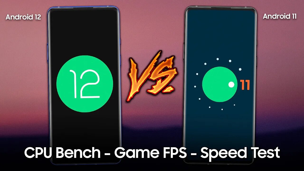 ANDROID 12 OFFICIAL VS ANDROID 11 STABLE | CPU Benchmark, Game FPS & Speed Test