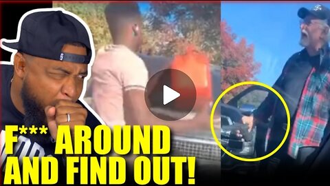 Prankster Gets GUN PULLED ON Him After Pouring Fake Gas On Mans Car