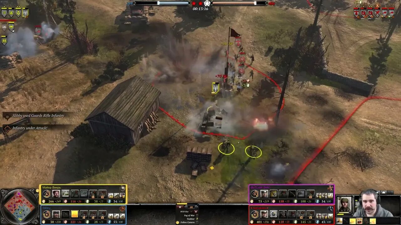 [Foreign Name], Slibby vs OuTLaW StAr3, Aghakishi || Company of Heroes 2