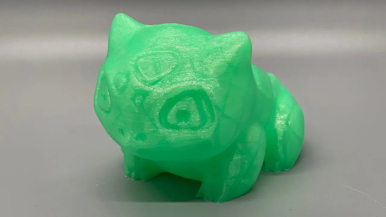 3D Printed Bulbasaur - Beautiful Time Lapse #shorts