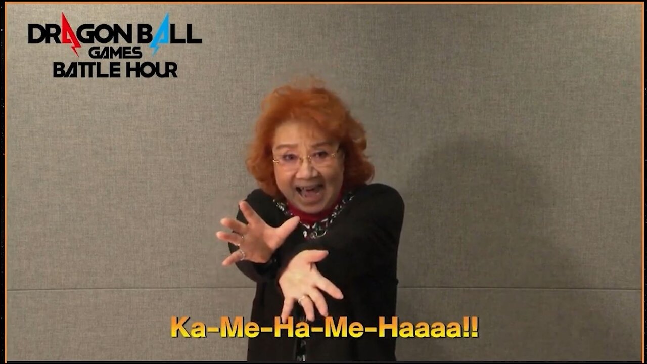 Dragon Ball Battle Hour - Masako Nozawa 野沢 雅子 Performs Kamehameha - March 8, 2021