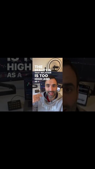 Stock In the Red. What the Fed?! #shorts