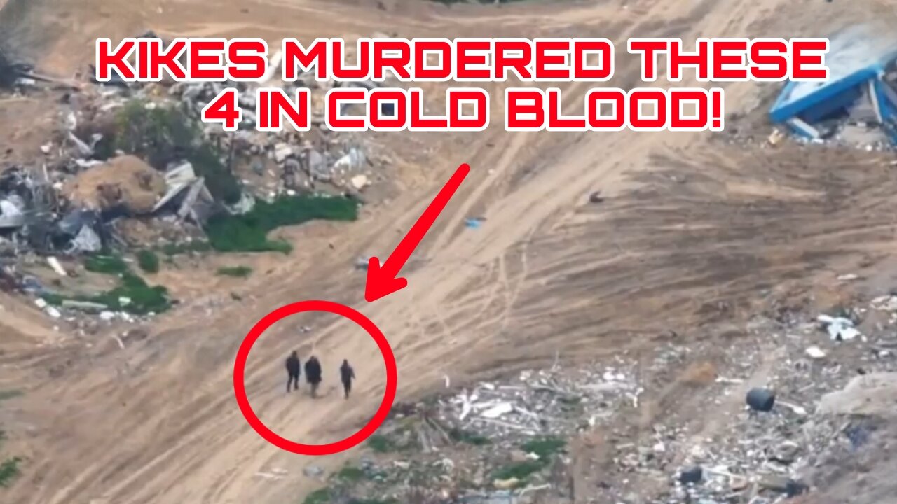 jEEWs Murder 4 Innocent Palestinian Civilians for No Reason Using Drone Strikes