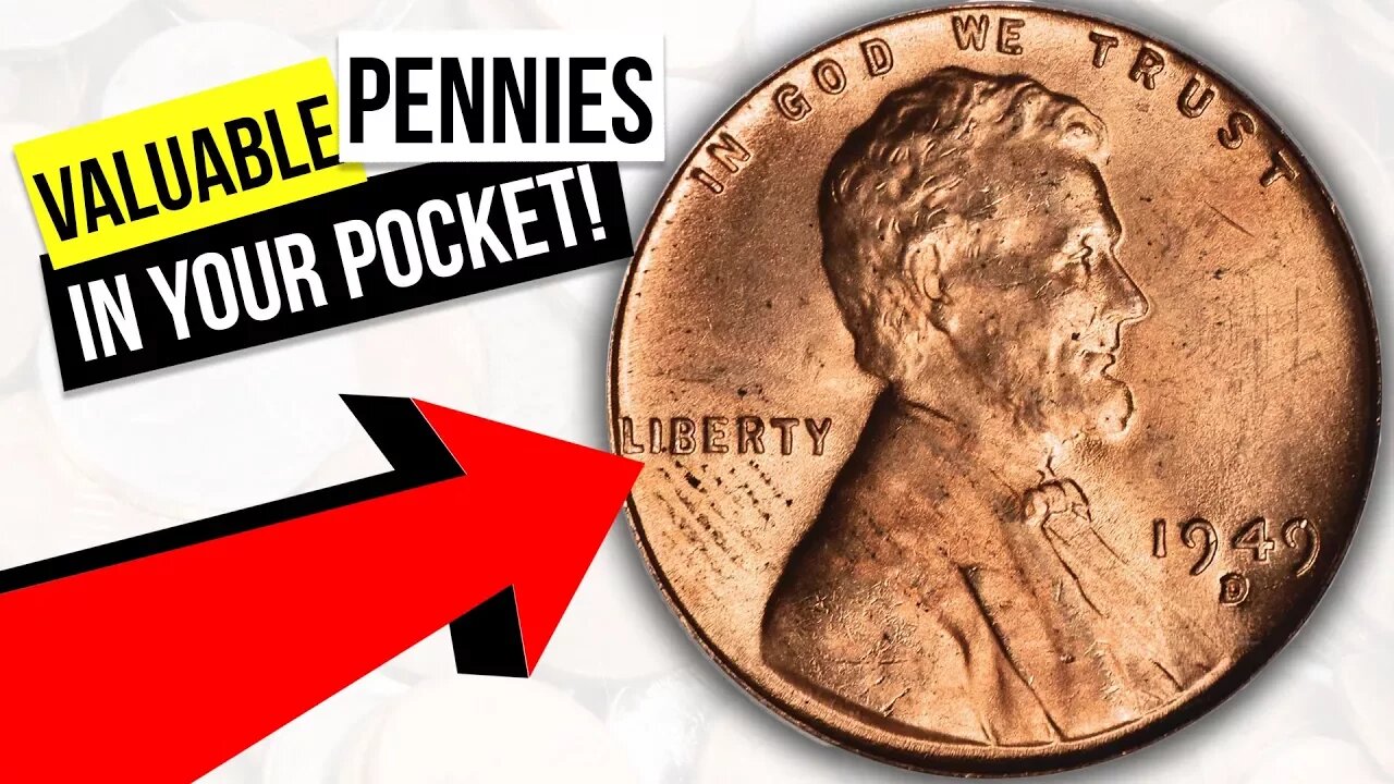 RARE PENNIES WORTH MONEY - LINCOLN CENT COINS TO LOOK FOR IN YOUR POCKET CHANGE!!