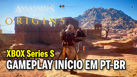 ASSASSIN'S CREED ORIGINS (XBOX Series S) - Gameplay do Início | Dublado em Português PT-BR