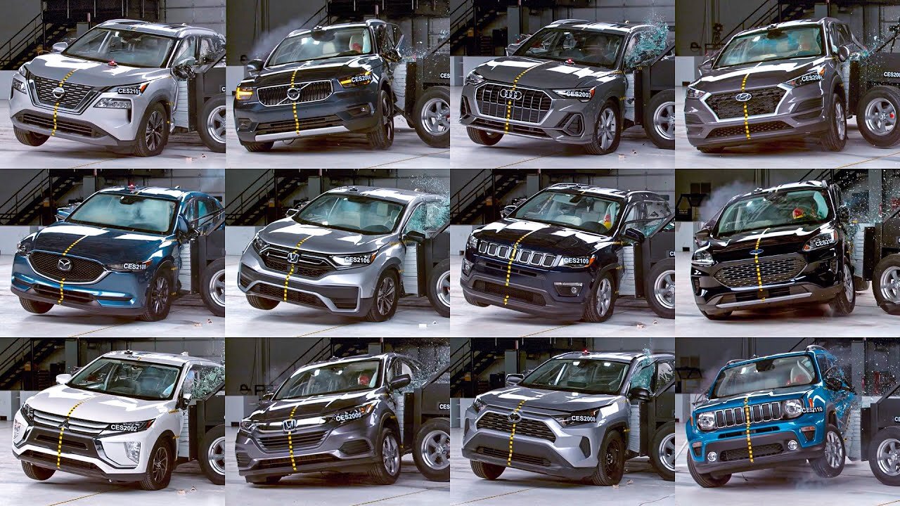 CRASH TEST 15 Small SUV (2022) Side impact comparison