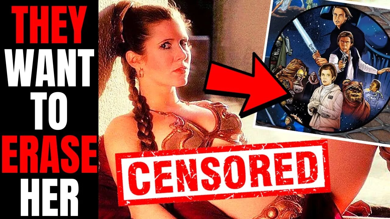 Disney Star Wars CENSORS Slave Leia On Official Shirt | They're ASHAMED Of The Original Trilogy