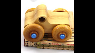 Handmade Wooden Toy Monster Truck