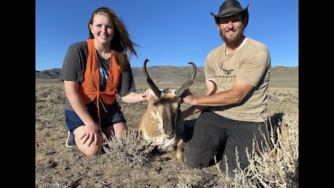 Kill shot on daughter’s 1st antelope