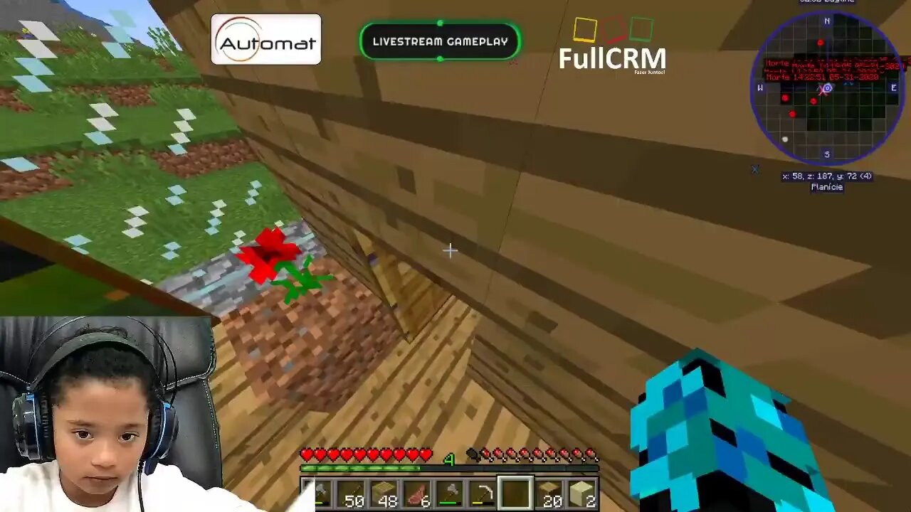 Live de Minecraft com Inscritos - #eoroper #pai_Eoroper - EP 04
