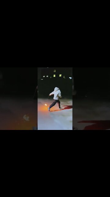 Steel wool firework flame