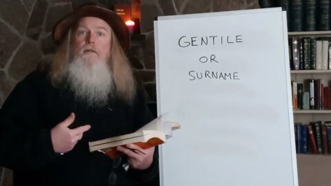 GENTILE (NAME) or SURNAME