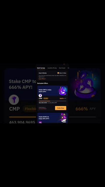 666% BYBIT CMP STAKING REWARD #cryptoinvesting #stakingrewards #staking #stakingcrypto #bybit