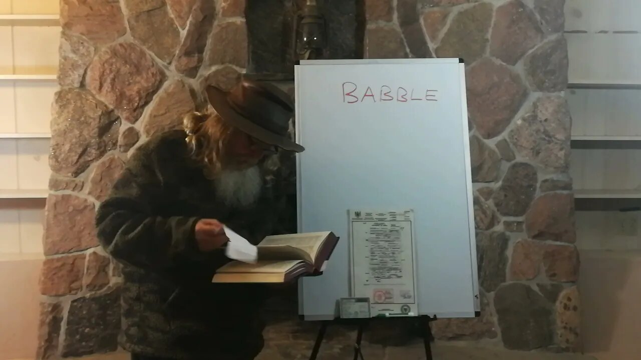 430 DEFINITION OF THE WORD: BABBLE