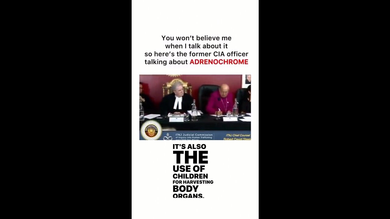 FORMER CIA OFFICER TALKING ABOUT ADRENOCHROME