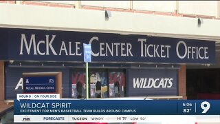 Excitement around men's basketball team builds on UA campus