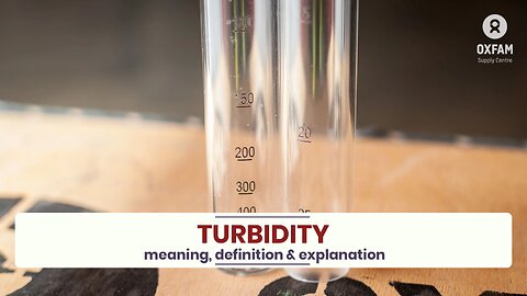 What is TURBIDITY?