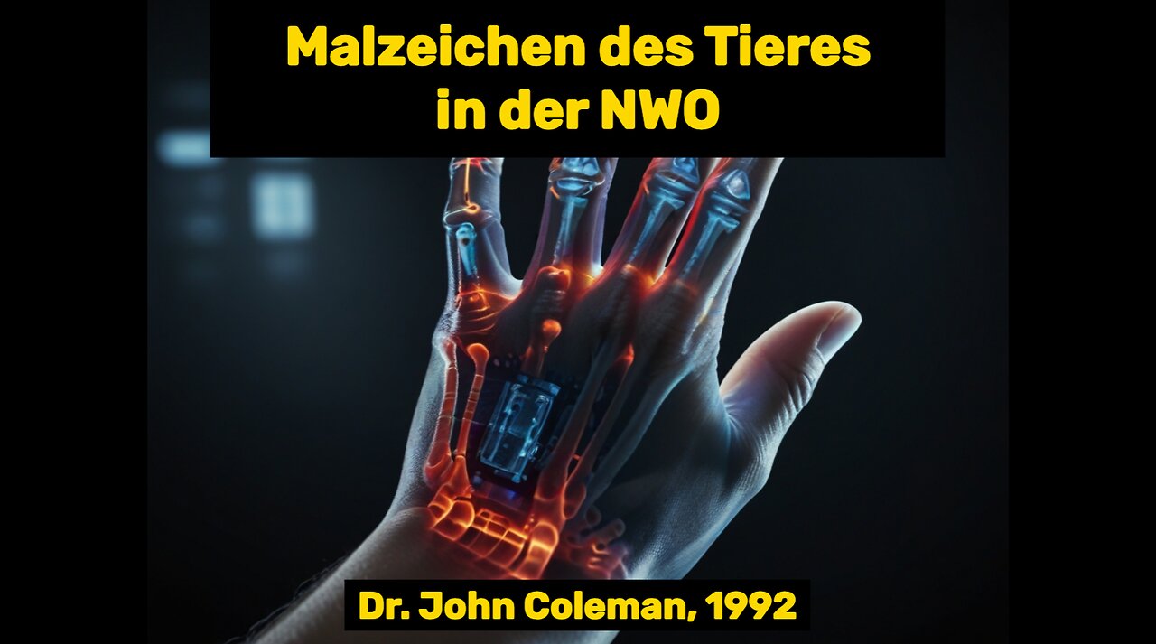 Dr John Coleman über die Malzeichen des Tieres