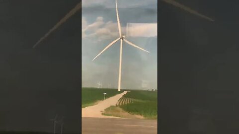 Wind farm as seen from the train