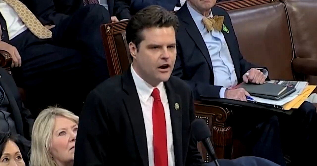 Matt Gaetz Turns on Kevin McCarthy in Blistering House Floor Speech