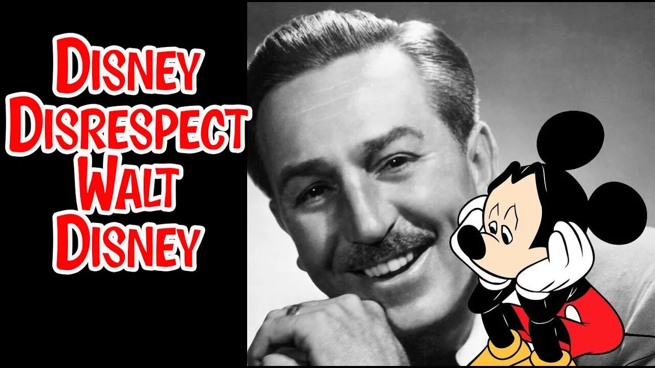 Disney Removes Walt Disney's Speech From Anniversary - So Disrespectful #disney