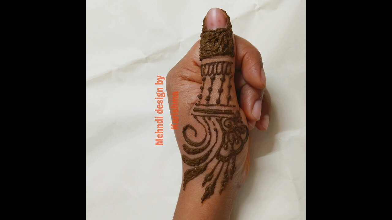 Finger Mehndi Design