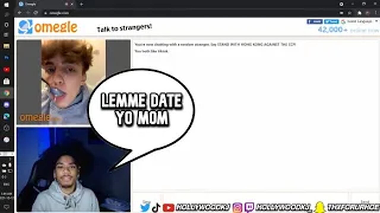 ASKING RANDOM PEOPLE “AM I CUTE ENOUGH TO DATE YOUR MOM” (OMEGLE TROLLING)