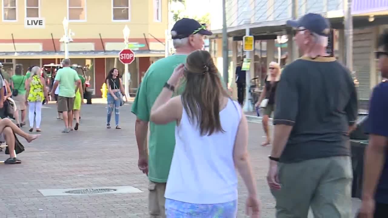 Live music at the St. Patrick's Day Block Party in Downtown Fort Myers