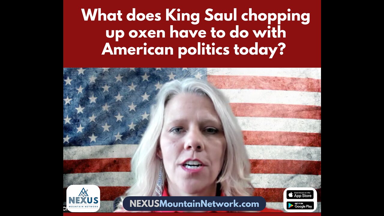 What does King Saul chopping up an ox have to do with American Politics today?