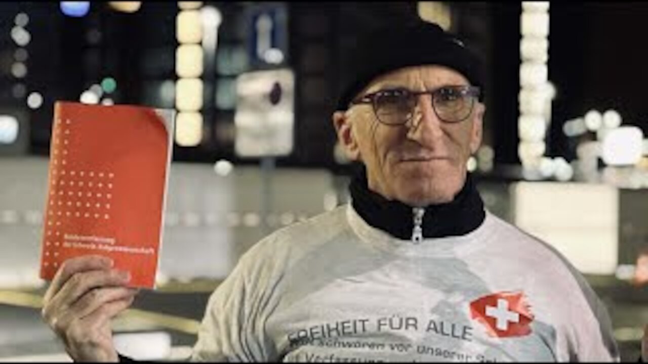 *DIE WAHRHEIT KOMMT ANS LICHT* - Albert Knobel - Fackel & Kerzen Aktion Free Hugs - Zürich - 4.12.21