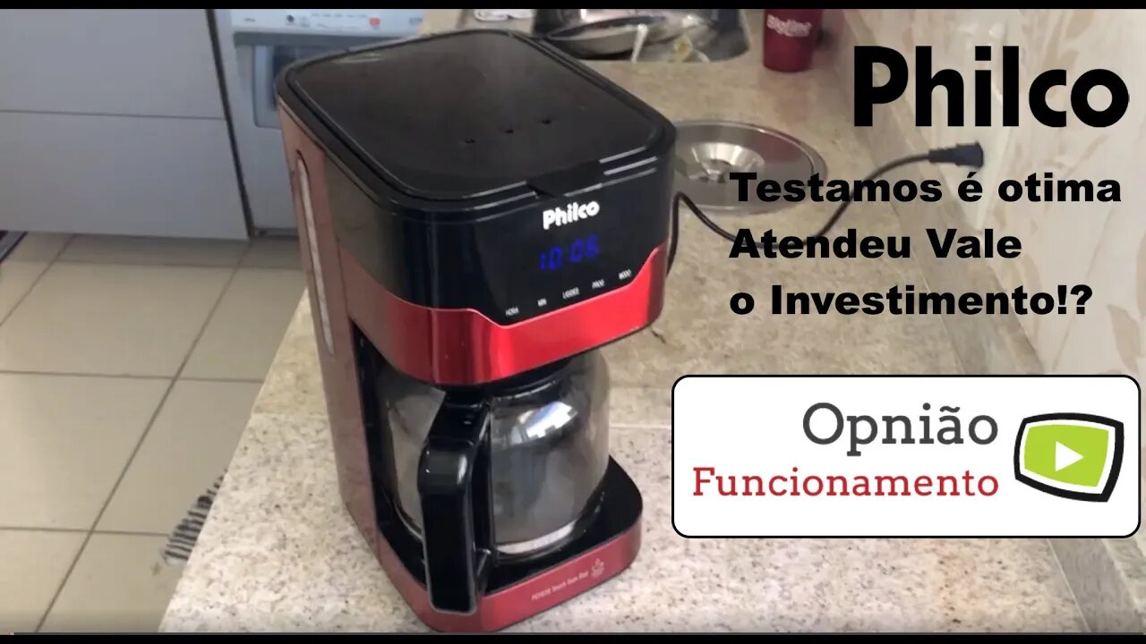 Cafeteira Philco PCFD38 Inicio automático Faz Café Sozinha - Opinião e Funcionamento.