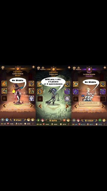 AFK Arena Txt MAJ 1.82 musique no blabla