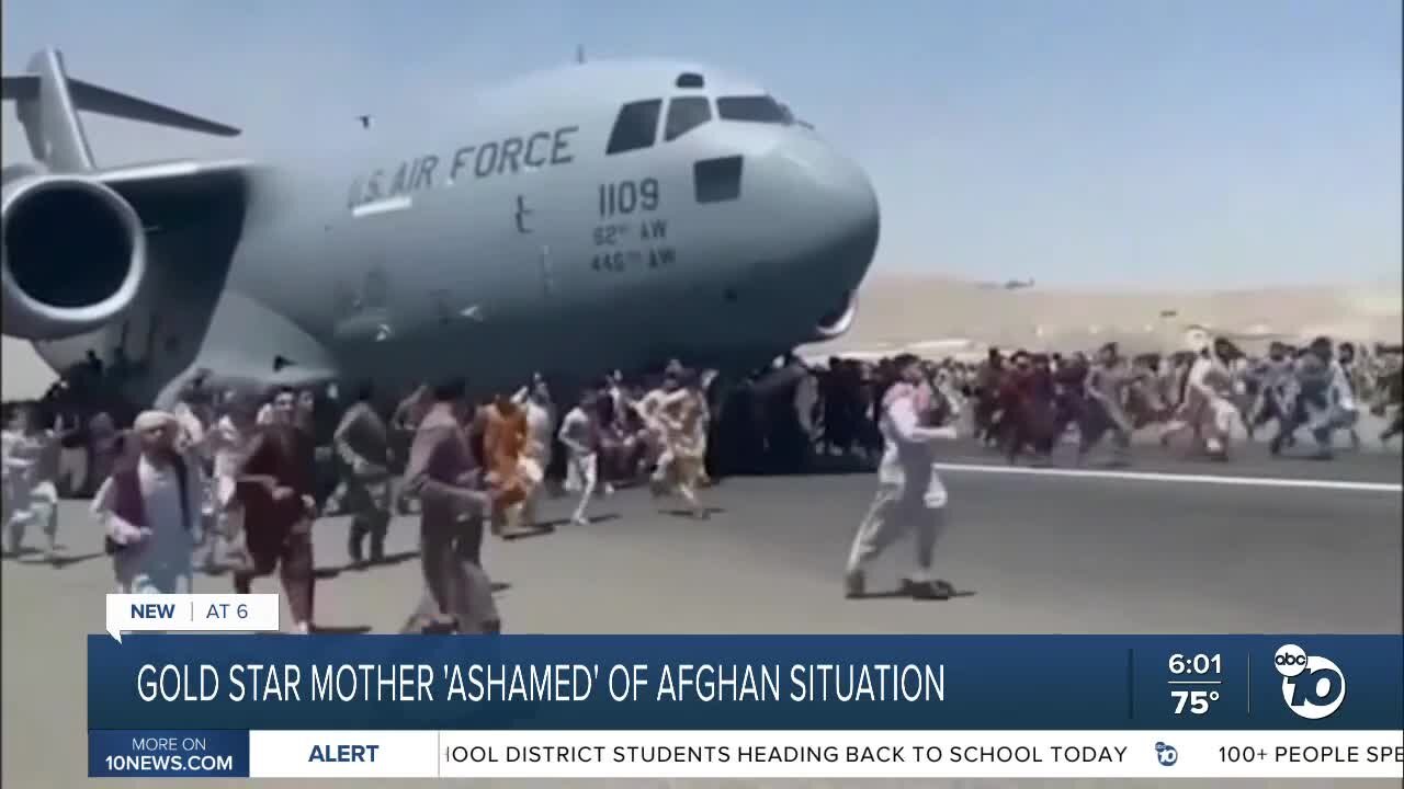 Gold Star mother calls Afghan situation 'shameful'