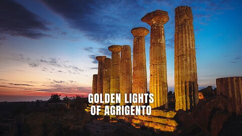 Golden Lights of Agrigento #italy #agrigento #sicily