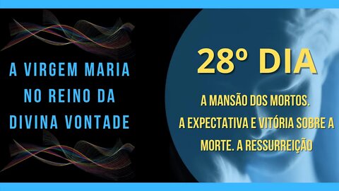 28º Dia | Livro "A Virgem Maria no Reino da Divina Vontade" #litcatolica