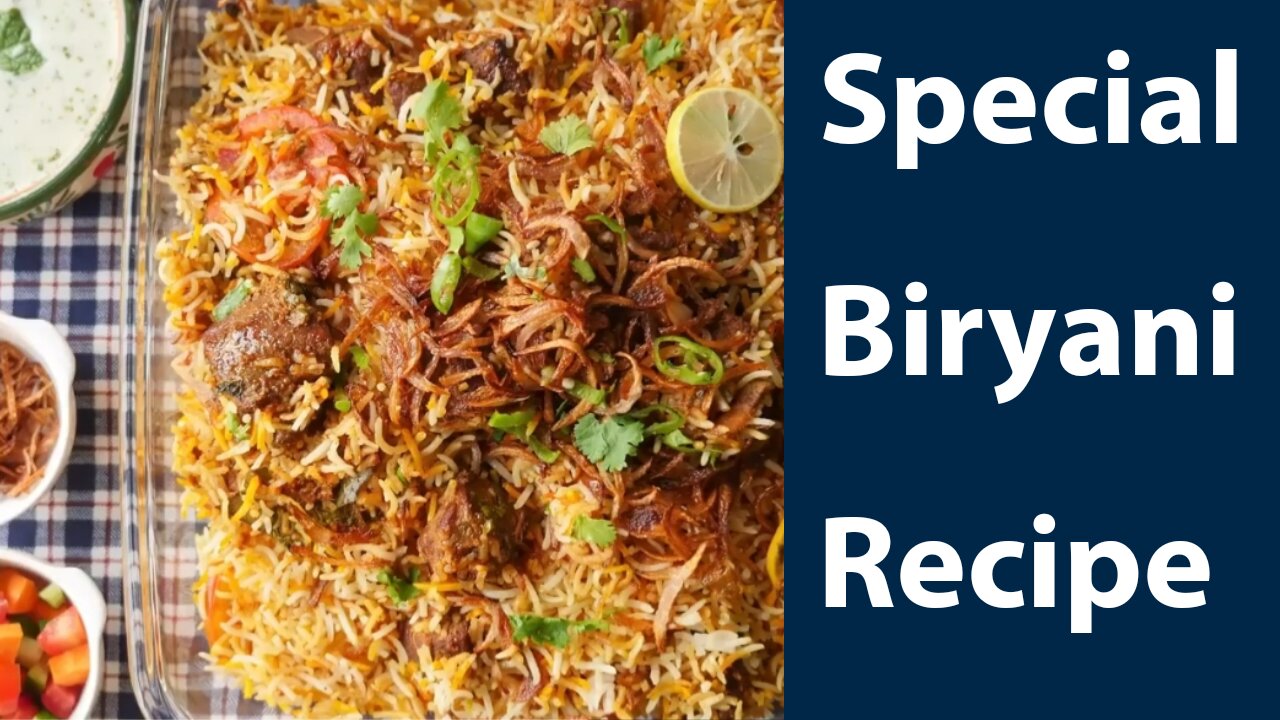 Special Biryani Recipe