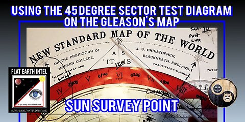 USING THE 45 DEGREE SECTOR TEST DIAGRAM ON THE GLEASON'S MAP