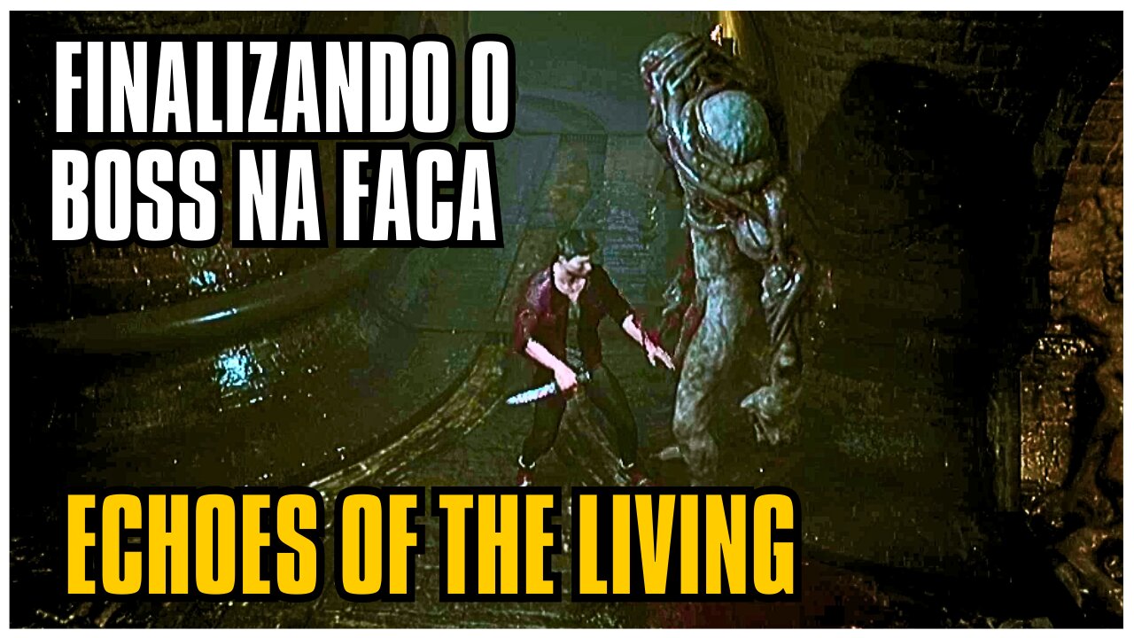 Finalizando O Boss Na Faca Depois Das Balas Acabarem | #EchoesOfTheLiving | CORTE