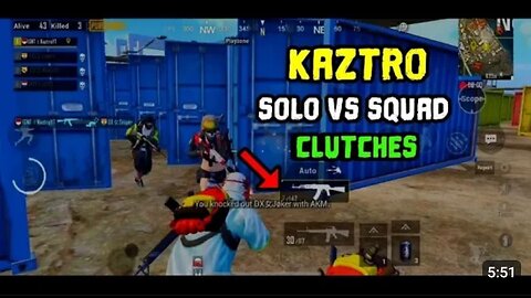 Solo v/s squad || heavy clutch 🥵 ||