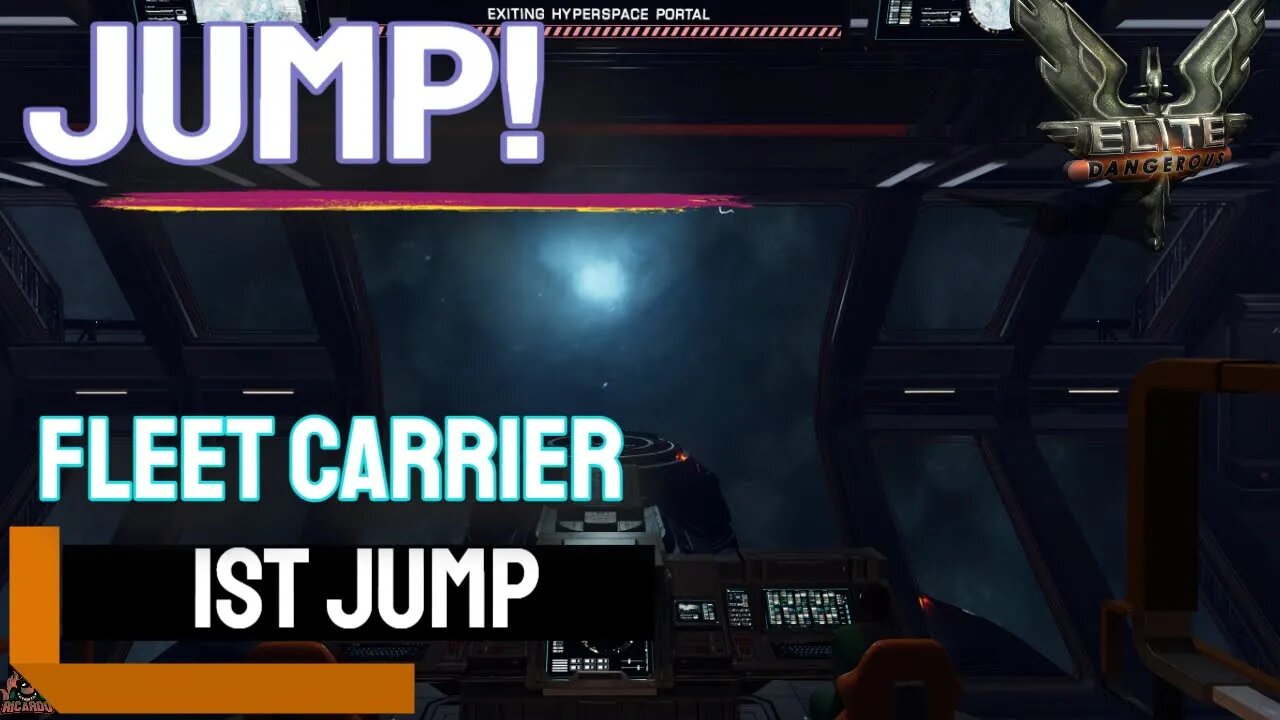 1st Carrier JUMP from Command Centre // Elite Dangerous